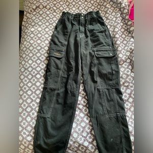 black cargo pants
